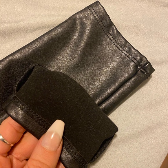 Dynamite Faux Leather Pants - Picture 3 of 3